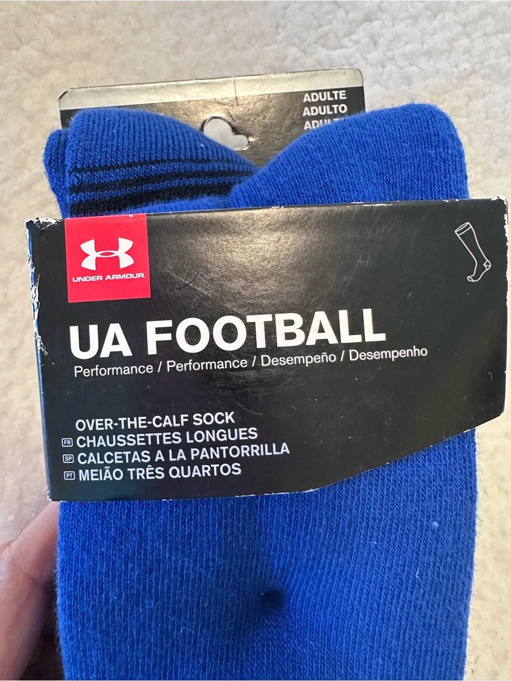 Under Armour Royal Blue Football Socks